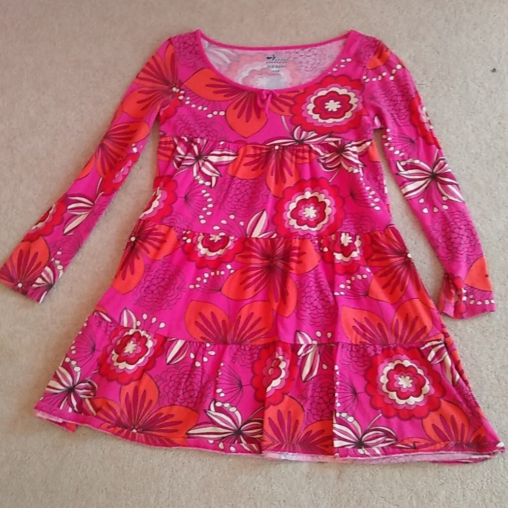 Pink flower dress